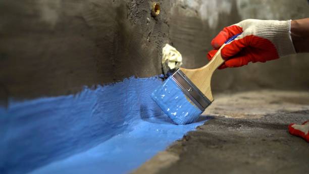 Commercial Emergency Waterproofing project at a Maywood, IL business property by SJ Waterproofing Pros